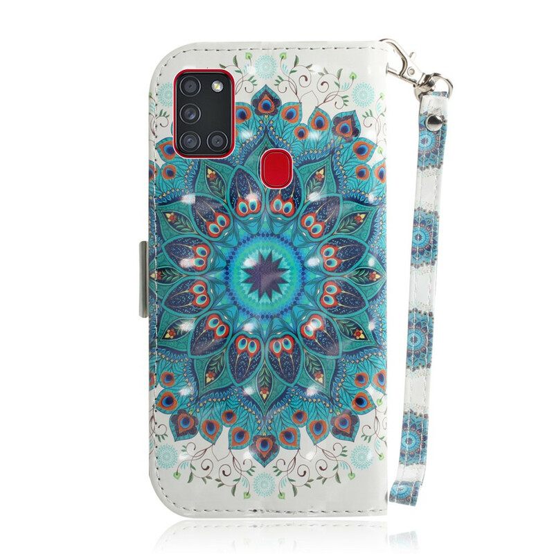 Kotelot Samsung Galaxy A21s Suojaketju Kuori Magistral Strappy Mandala