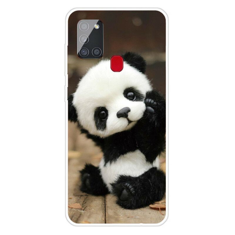 Kuori Samsung Galaxy A21s Flexible Panda