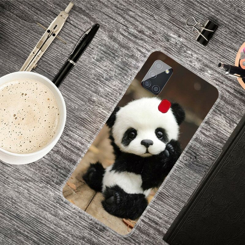 Kuori Samsung Galaxy A21s Flexible Panda