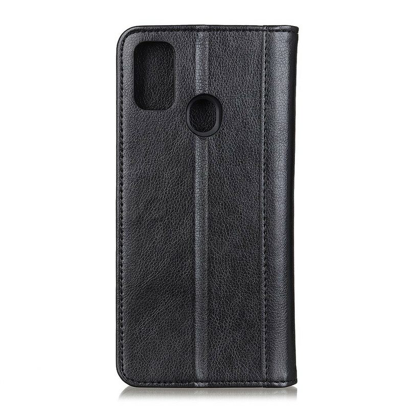 Puhelinkuoret Samsung Galaxy A21s Kotelot Flip Elegance Split Litchi Leather