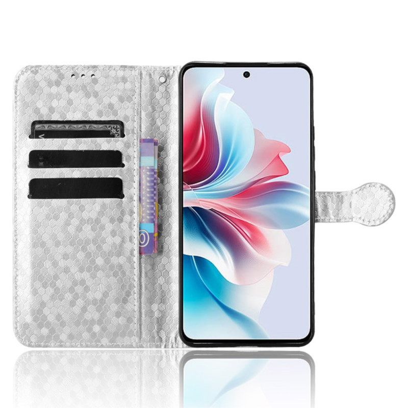 Kotelot Oppo Reno 11f 5g Shiny Dots Lanyard Suojakuori