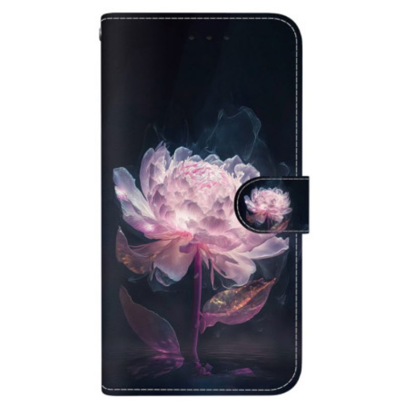 Kotelot Oppo Reno 11f 5g Violetti Pioni Hihnalla