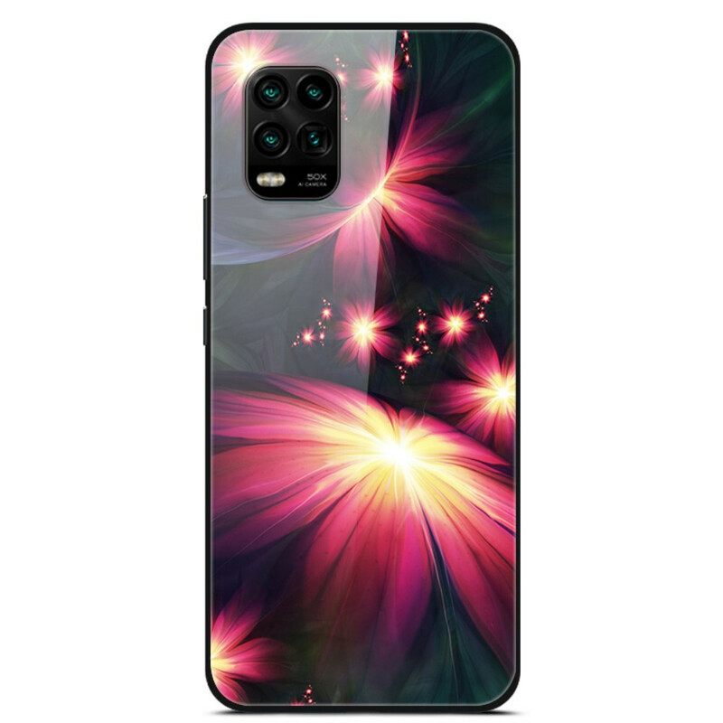 Case Xiaomi Mi 10 Lite Karkaistu Lasi Fancy Flowers