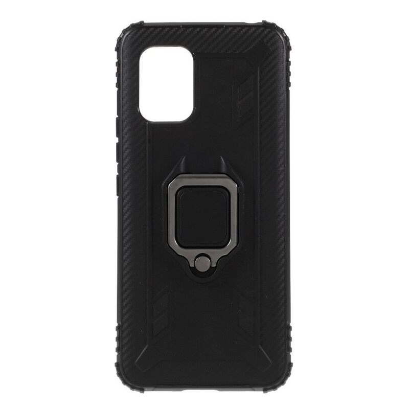 Case Xiaomi Mi 10 Lite Ring And Style Carbon Fiber