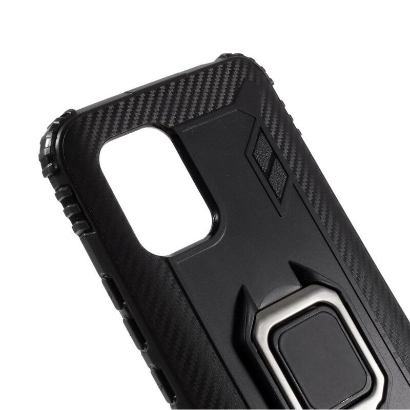 Case Xiaomi Mi 10 Lite Ring And Style Carbon Fiber