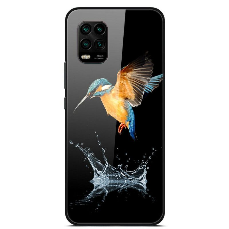 Case Xiaomi Mi 10 Lite Tempered Glass Bird Crown