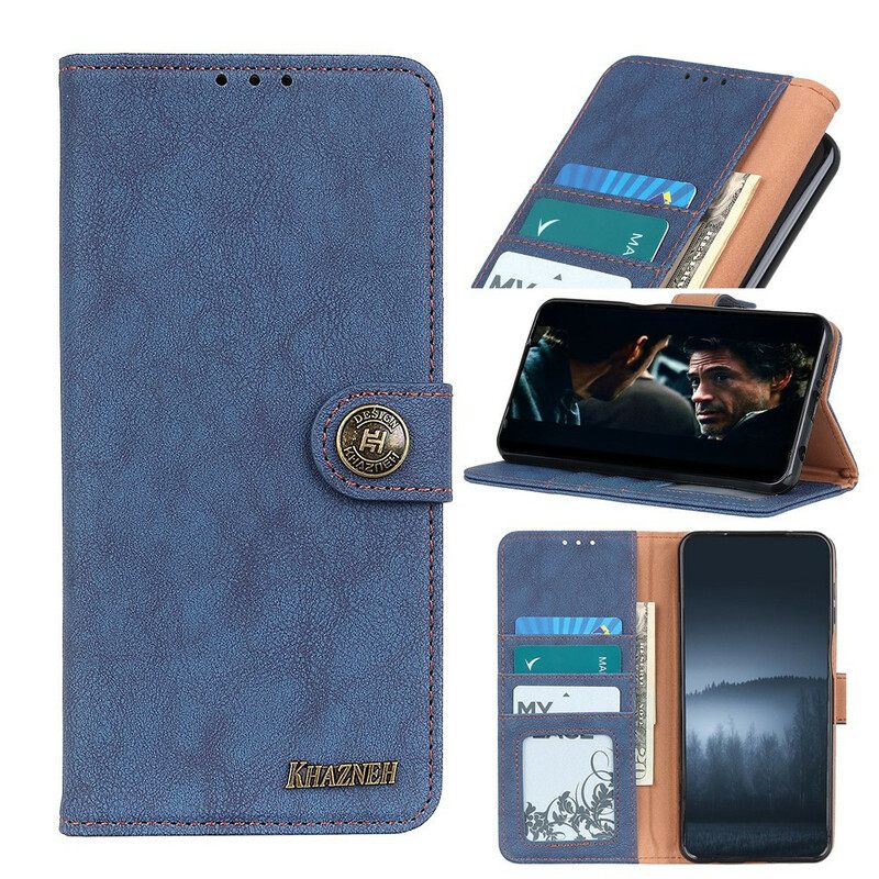 Kotelot Xiaomi Mi 10 Lite Faux Leather Split Retro Khazneh