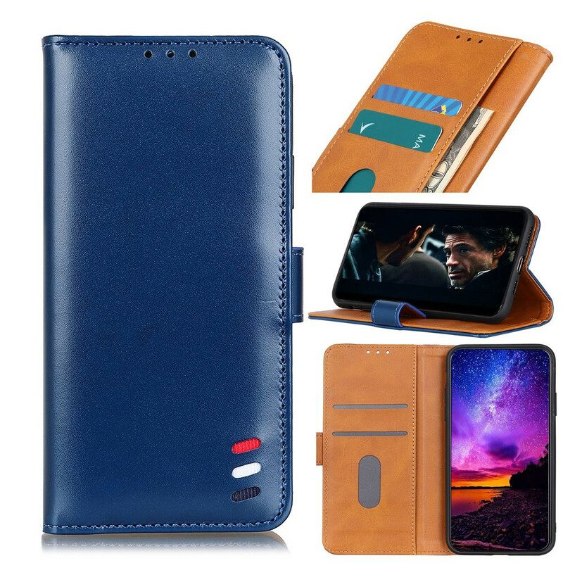 Kotelot Xiaomi Mi 10 Lite Tricolor Leather Effect