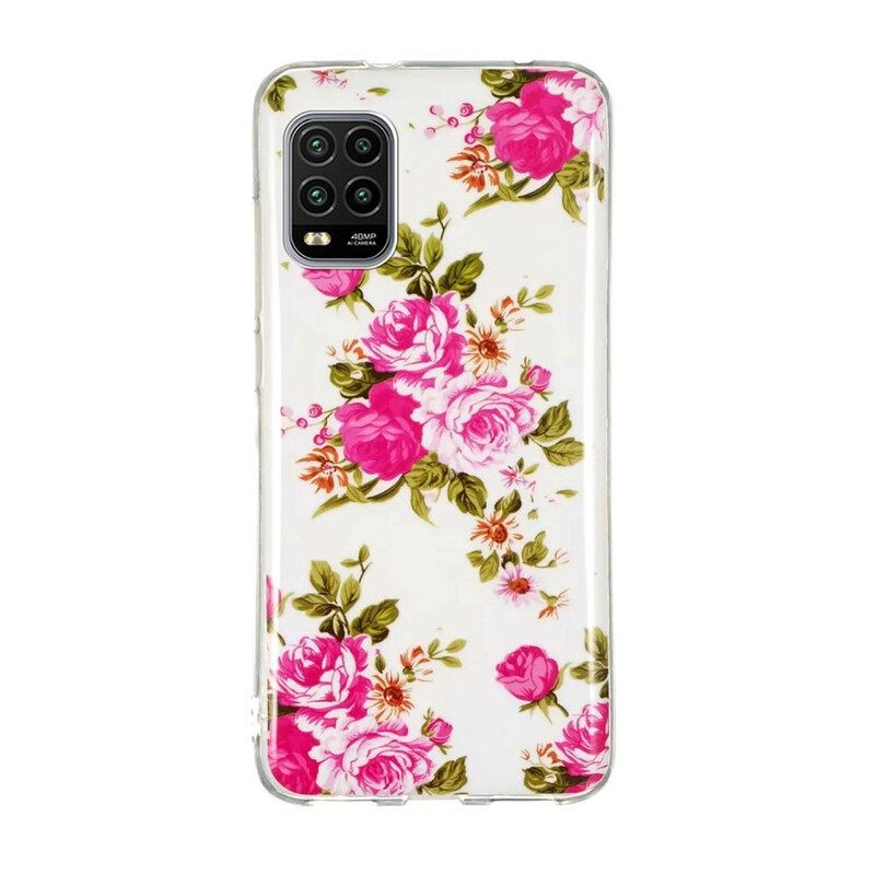 Kuori Xiaomi Mi 10 Lite Fluorescent Liberty Flowers