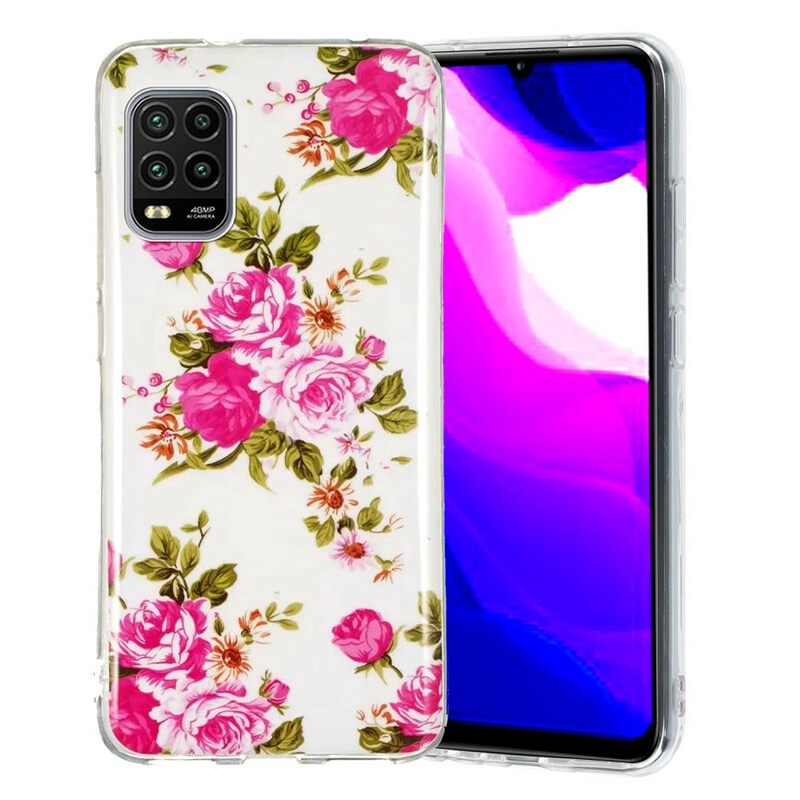 Kuori Xiaomi Mi 10 Lite Fluorescent Liberty Flowers