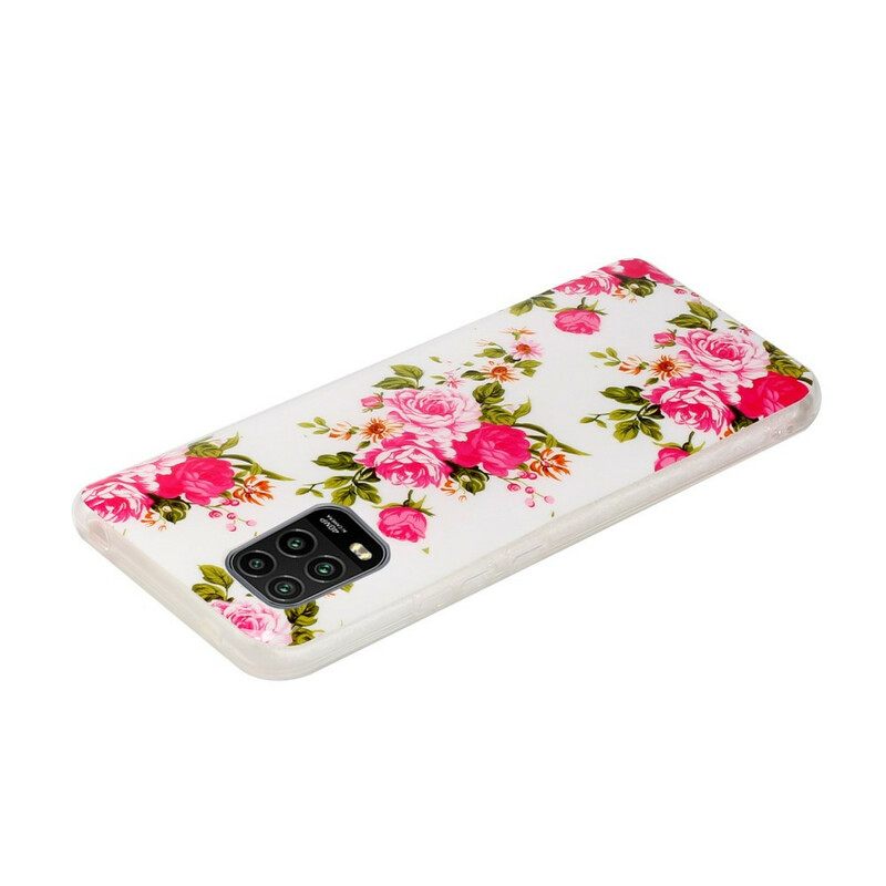 Kuori Xiaomi Mi 10 Lite Fluorescent Liberty Flowers