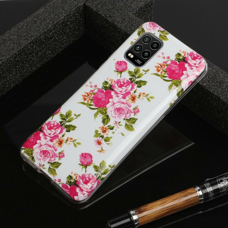 Kuori Xiaomi Mi 10 Lite Fluorescent Liberty Flowers