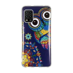 Kuori Xiaomi Mi 10 Lite Owl Fluoresoiva Mandala