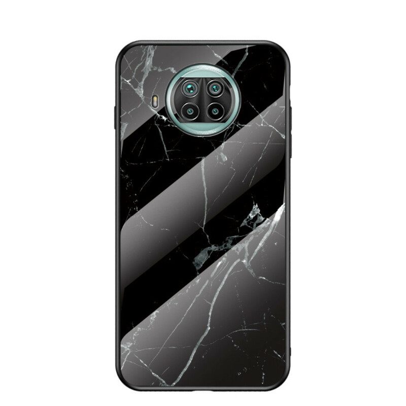 Kuori Xiaomi Mi 10 Lite Tempered Glass Marble Colors