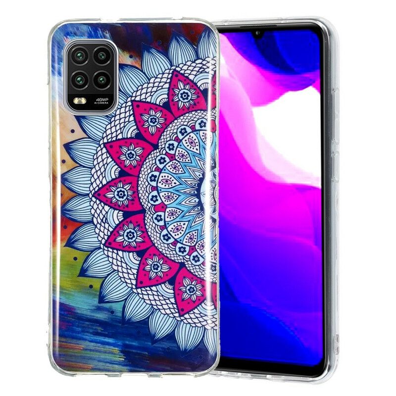 Kuori Xiaomi Mi 10 Lite Värikäs Fluoresoiva Mandala