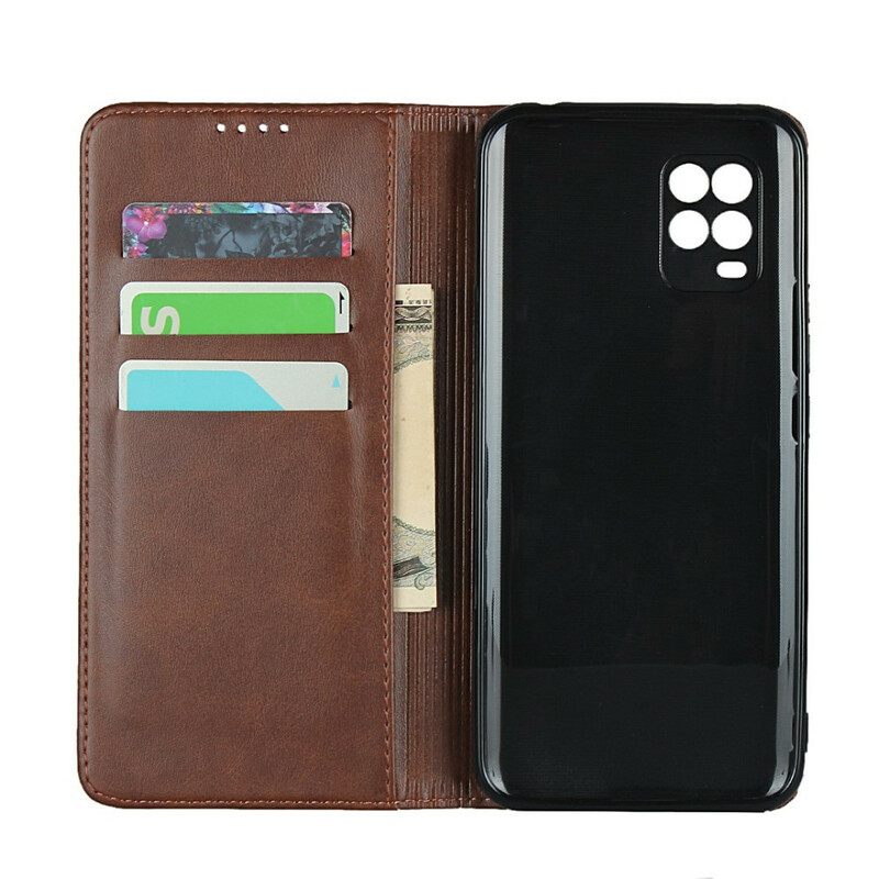 Puhelinkuoret Xiaomi Mi 10 Lite Kotelot Flip Split Leather Elegance