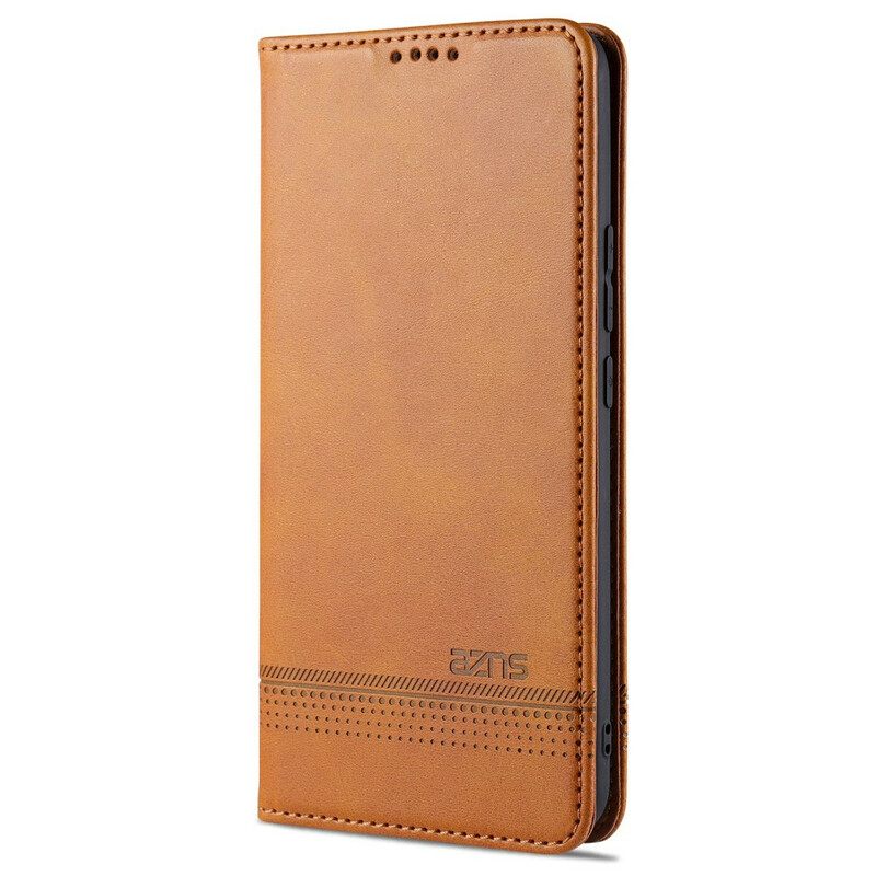 Puhelinkuoret Xiaomi Mi 10 Lite Kotelot Flip Style Leather Azns