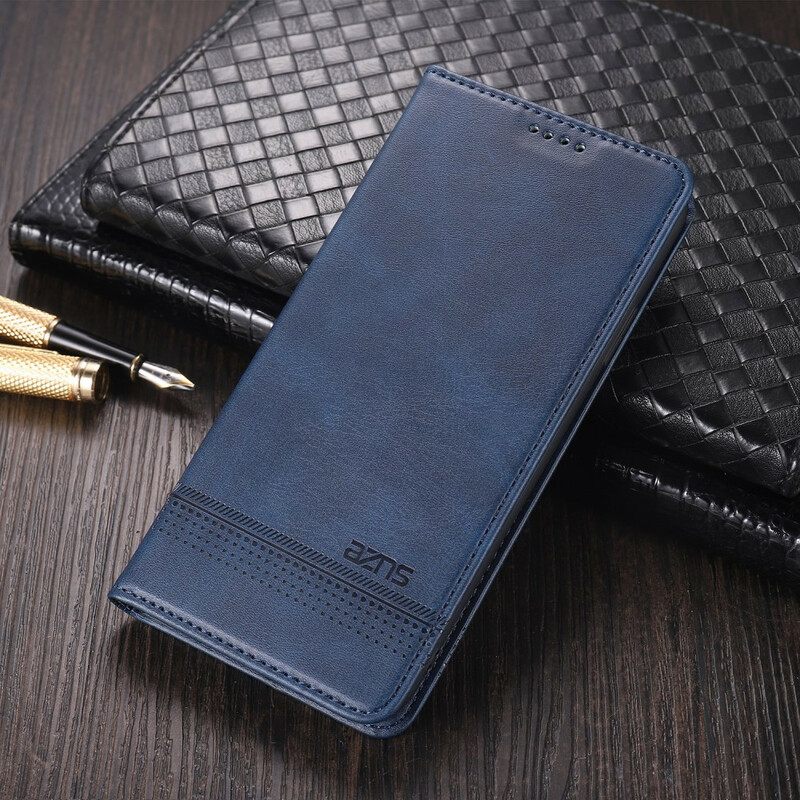 Puhelinkuoret Xiaomi Mi 10 Lite Kotelot Flip Style Leather Azns