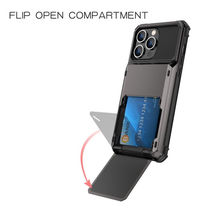 Case iPhone 14 Plus Flip Style Korttikotelo