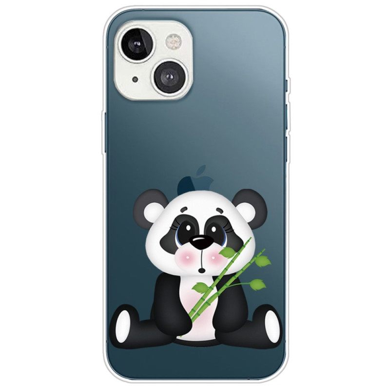 Case iPhone 14 Plus Transparent Sad Panda