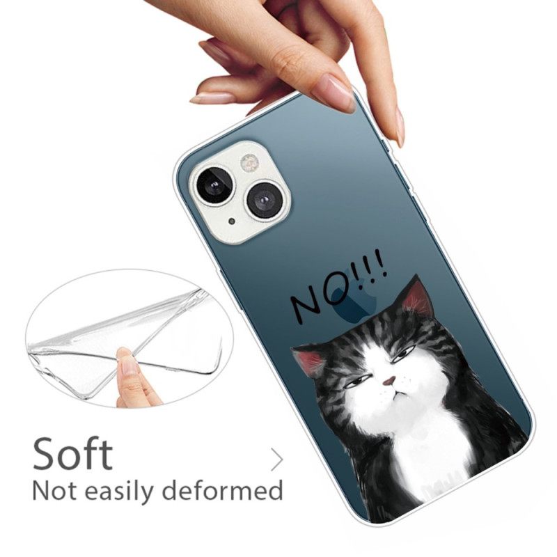 Kuori iPhone 14 Plus Silicone Cat No