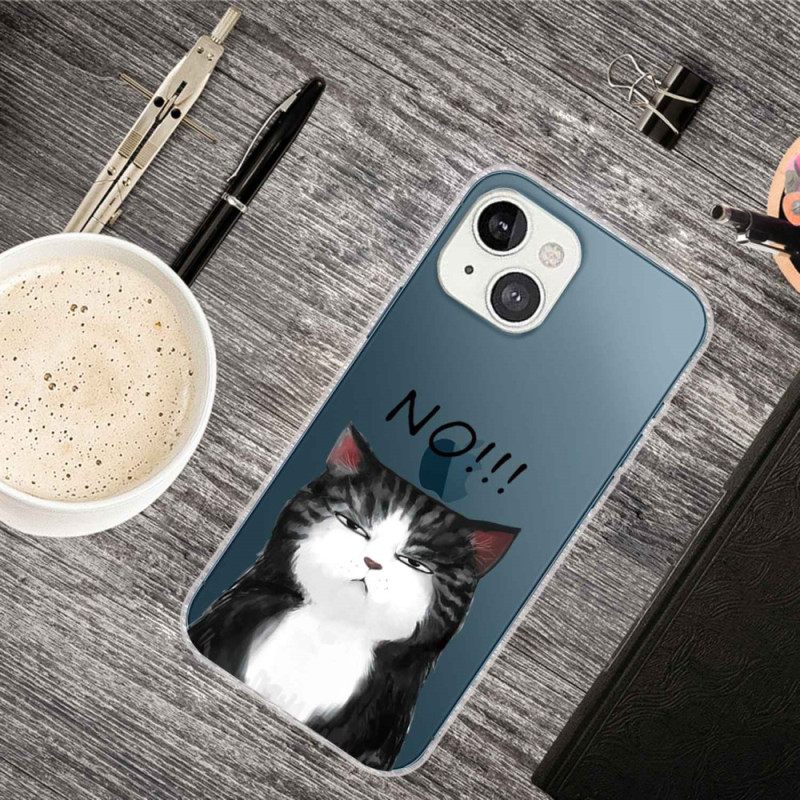 Kuori iPhone 14 Plus Silicone Cat No