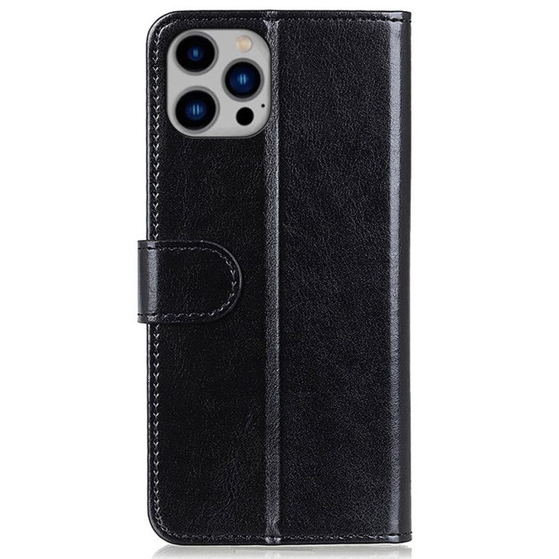 Nahkakotelo iPhone 14 Plus Faux Leather Finesse