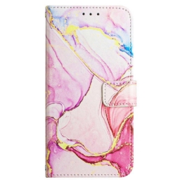 Flip Case Xiaomi 12 / 12X Suojaketju Kuori Strip Marble