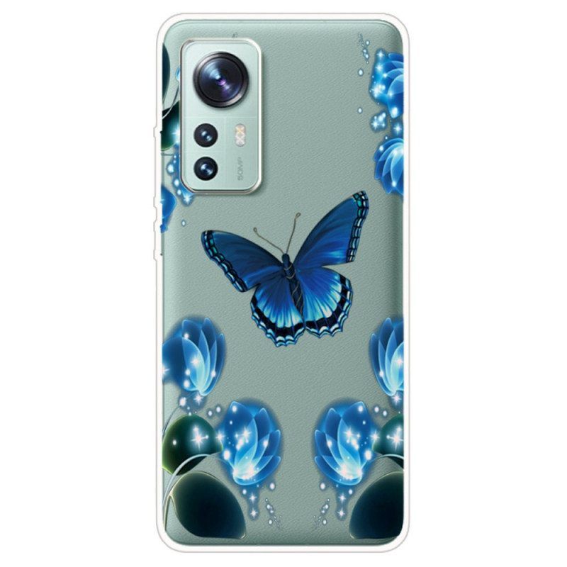 Kuori Xiaomi 12 / 12X Enchanted Butterfly Silikoni