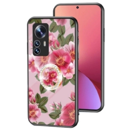 Kuori Xiaomi 12 / 12X Karkaistu Lasi Kukkarenkaalla