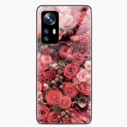 Kuori Xiaomi 12 / 12X Rose Flowers Karkaistu Lasi