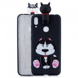 Case Huawei Y7 2019 Funny Dog 3d