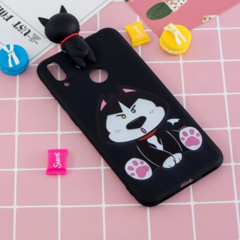 Case Huawei Y7 2019 Funny Dog 3d