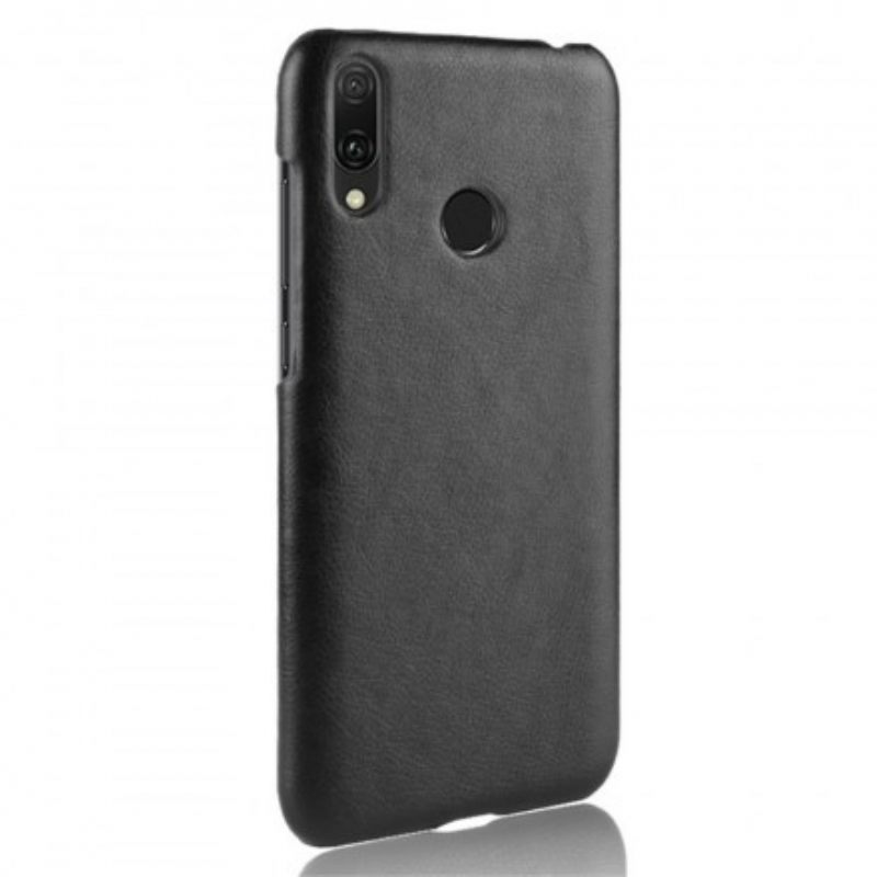 Case Huawei Y7 2019 Litchi Performance Leather Effect