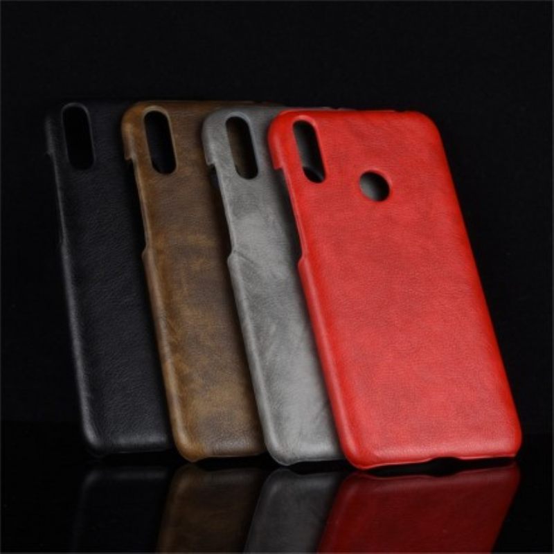 Case Huawei Y7 2019 Litchi Performance Leather Effect