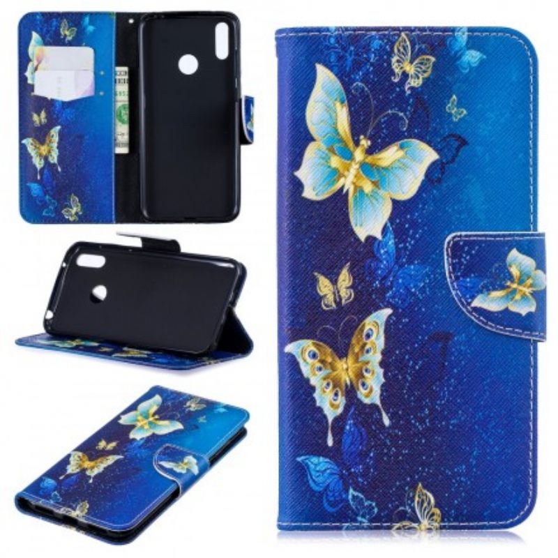 Flip Case Huawei Y7 2019 Butterflies In The Night