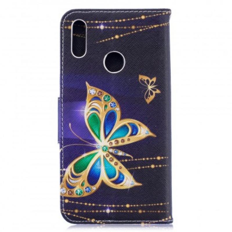 Kotelot Huawei Y7 2019 Magic Butterfly