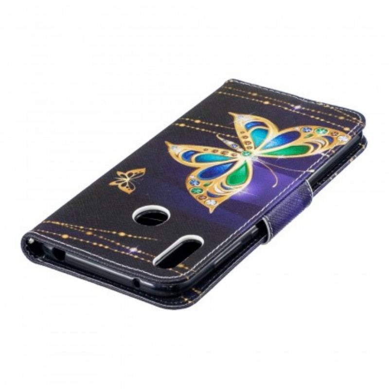 Kotelot Huawei Y7 2019 Magic Butterfly