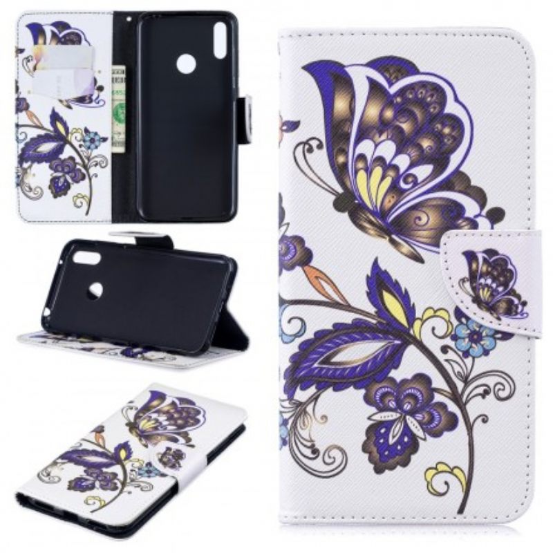 Kotelot Huawei Y7 2019 Tattoo Butterfly