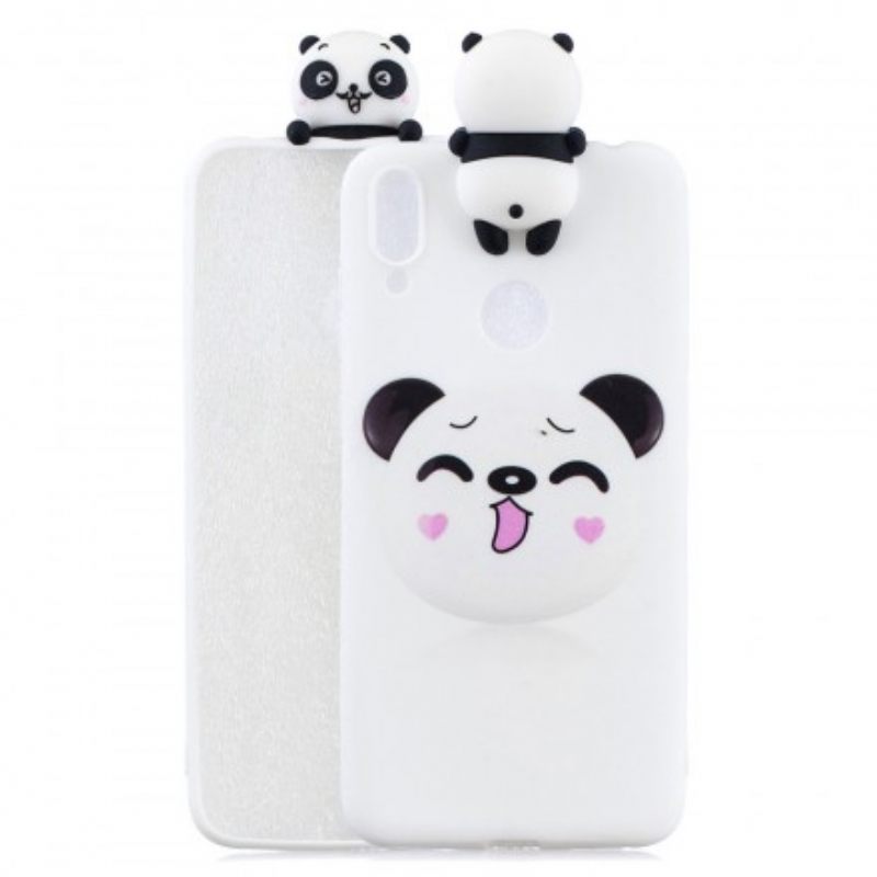 Kuori Huawei Y7 2019 Funny Panda 3d