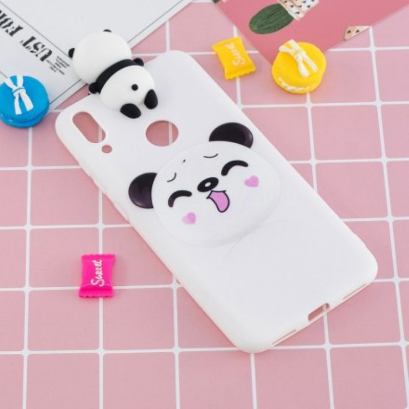 Kuori Huawei Y7 2019 Funny Panda 3d