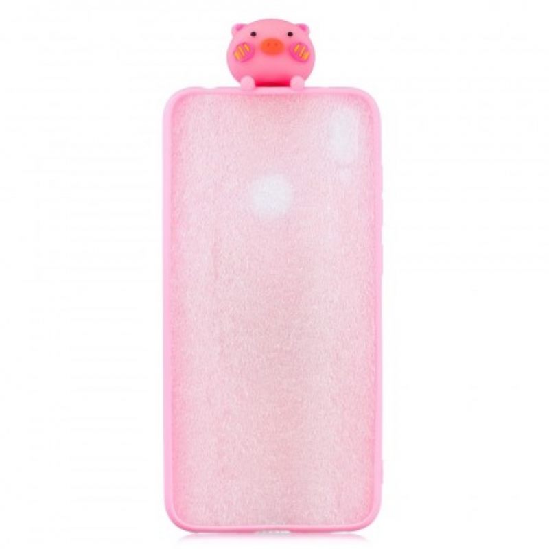 Kuori Huawei Y7 2019 Funny Pig 3d