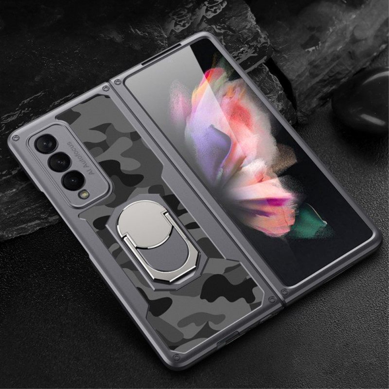 Case Samsung Galaxy Z Fold 3 5G Camouflage Ring-support Gkk