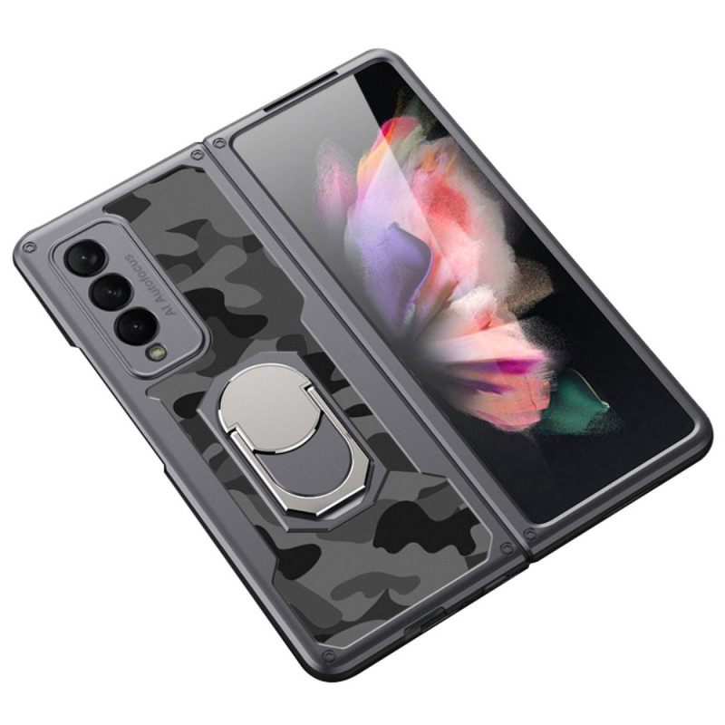 Case Samsung Galaxy Z Fold 3 5G Camouflage Ring-support Gkk