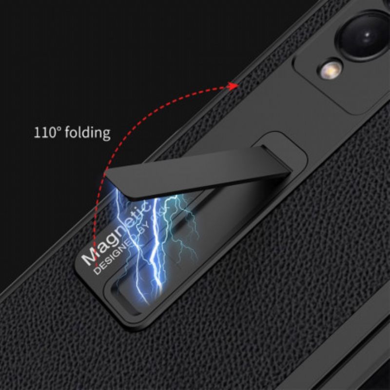 Case Samsung Galaxy Z Fold 3 5G Carbon Fiber Support Gkk