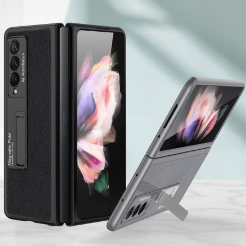 Case Samsung Galaxy Z Fold 3 5G Carbon Fiber Support Gkk