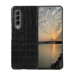 Case Samsung Galaxy Z Fold 3 5G Crocodile Aitoa Nahkaa