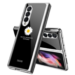 Case Samsung Galaxy Z Fold 3 5G Daisy Tempered Glass Gkk