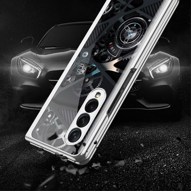 Case Samsung Galaxy Z Fold 3 5G Daisy Tempered Glass Gkk