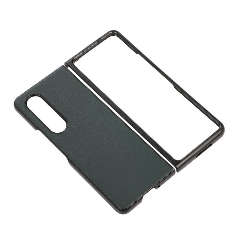 Case Samsung Galaxy Z Fold 3 5G Genuine Leather Design